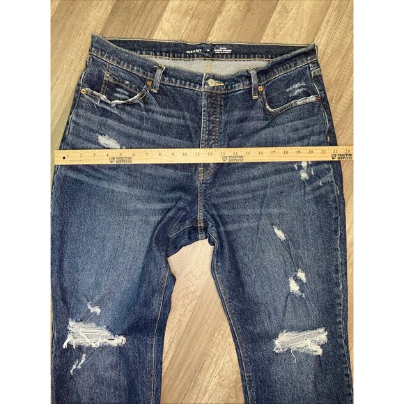 Old Navy Women's High Rise Jeans - Dark Blue - Picture 4 of 11